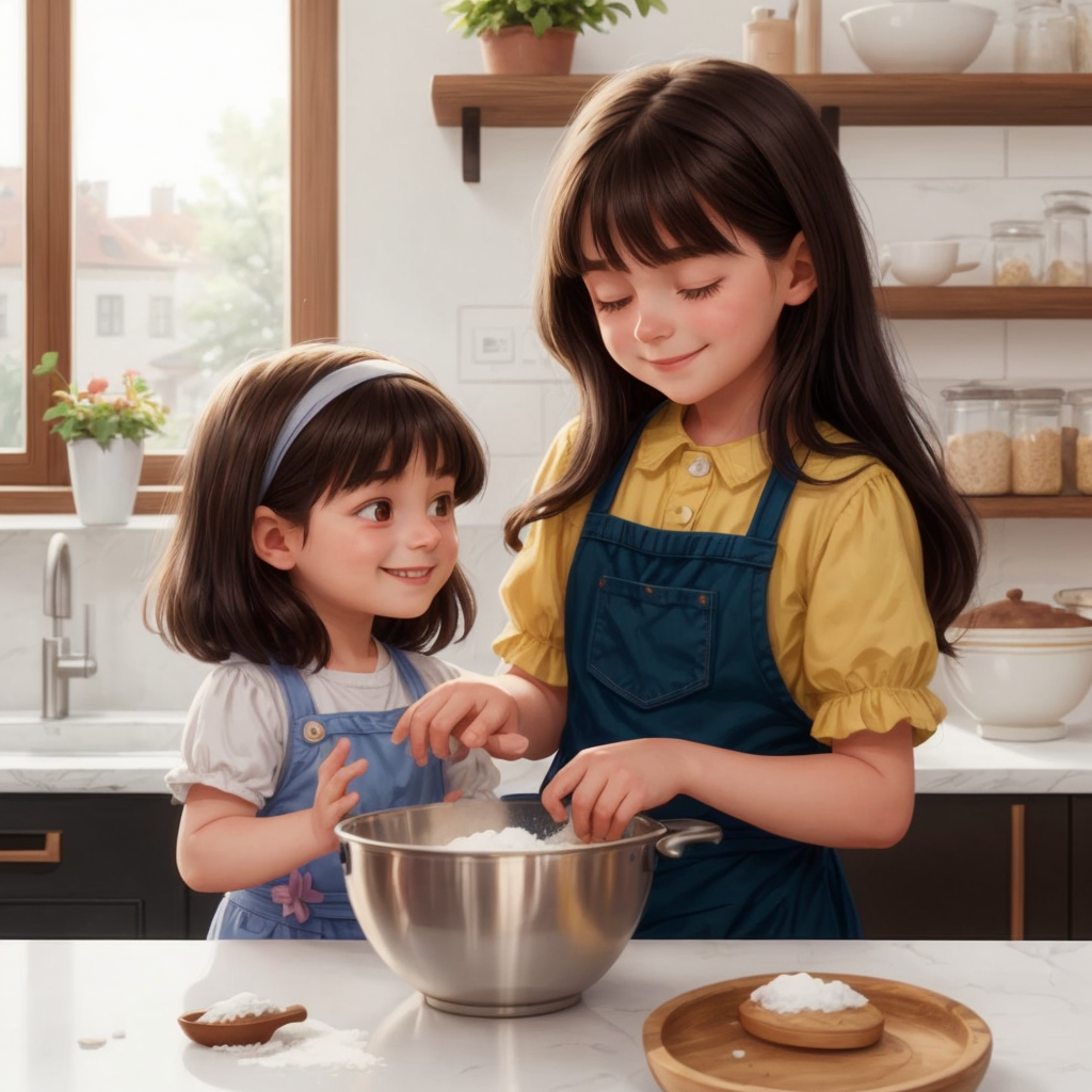 big sister and baby sister 