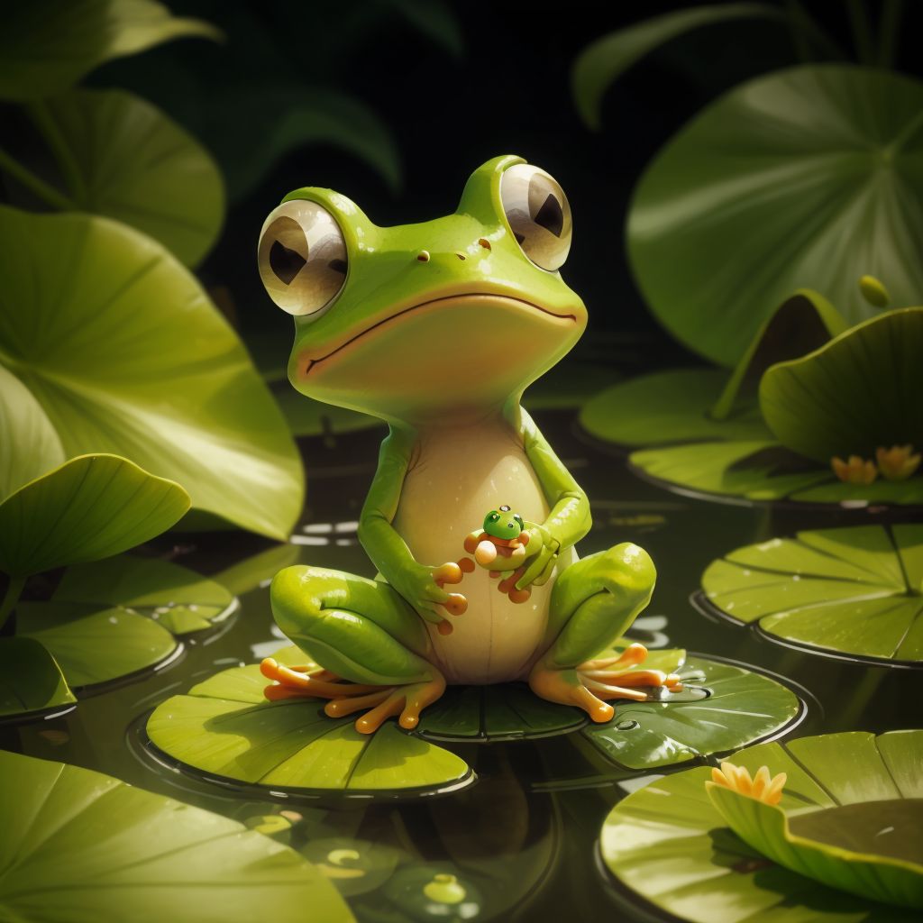 Fifi the Green Frog And the Lily Pond