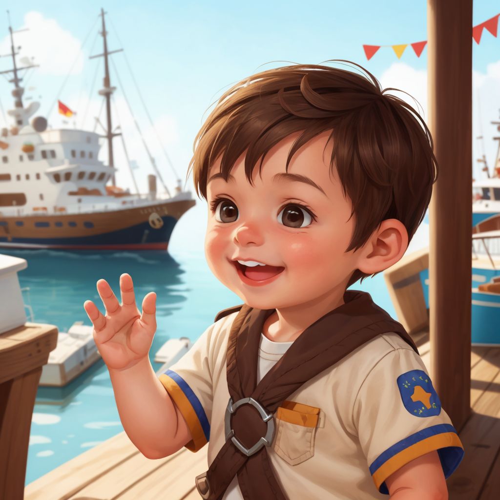 John Jr visits the USS Scout (MCM-8)