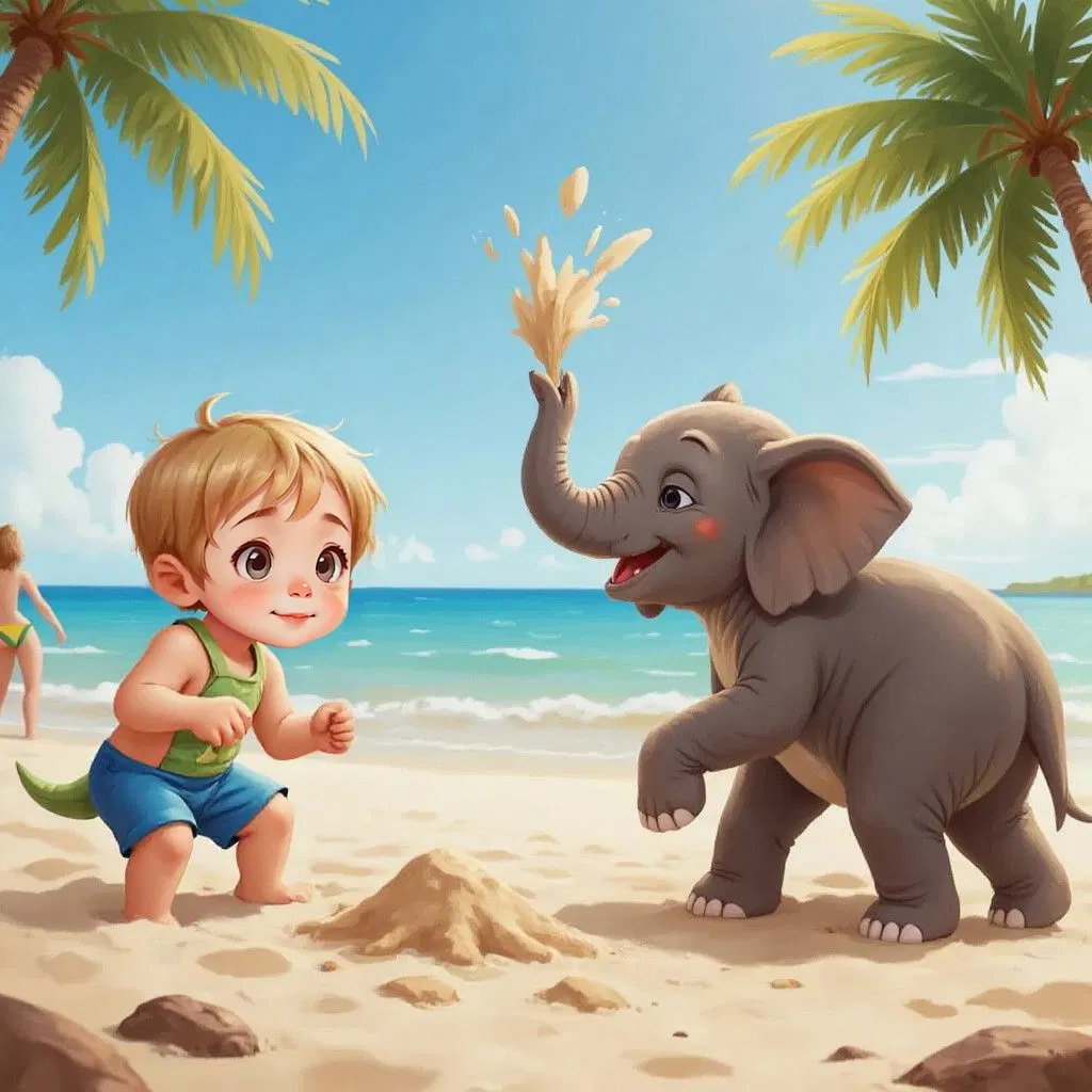 Levi and the tiny turtle