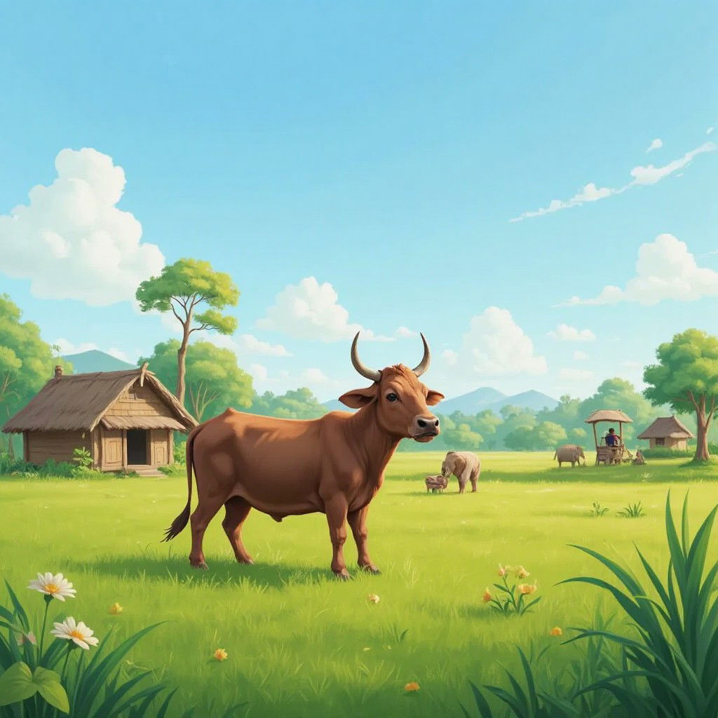 Lolang the Carabao and the Magic Mango Tree