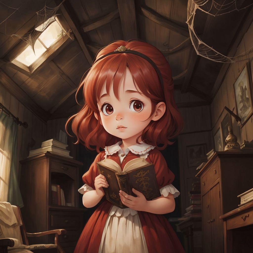 Magical adventures of a little girl