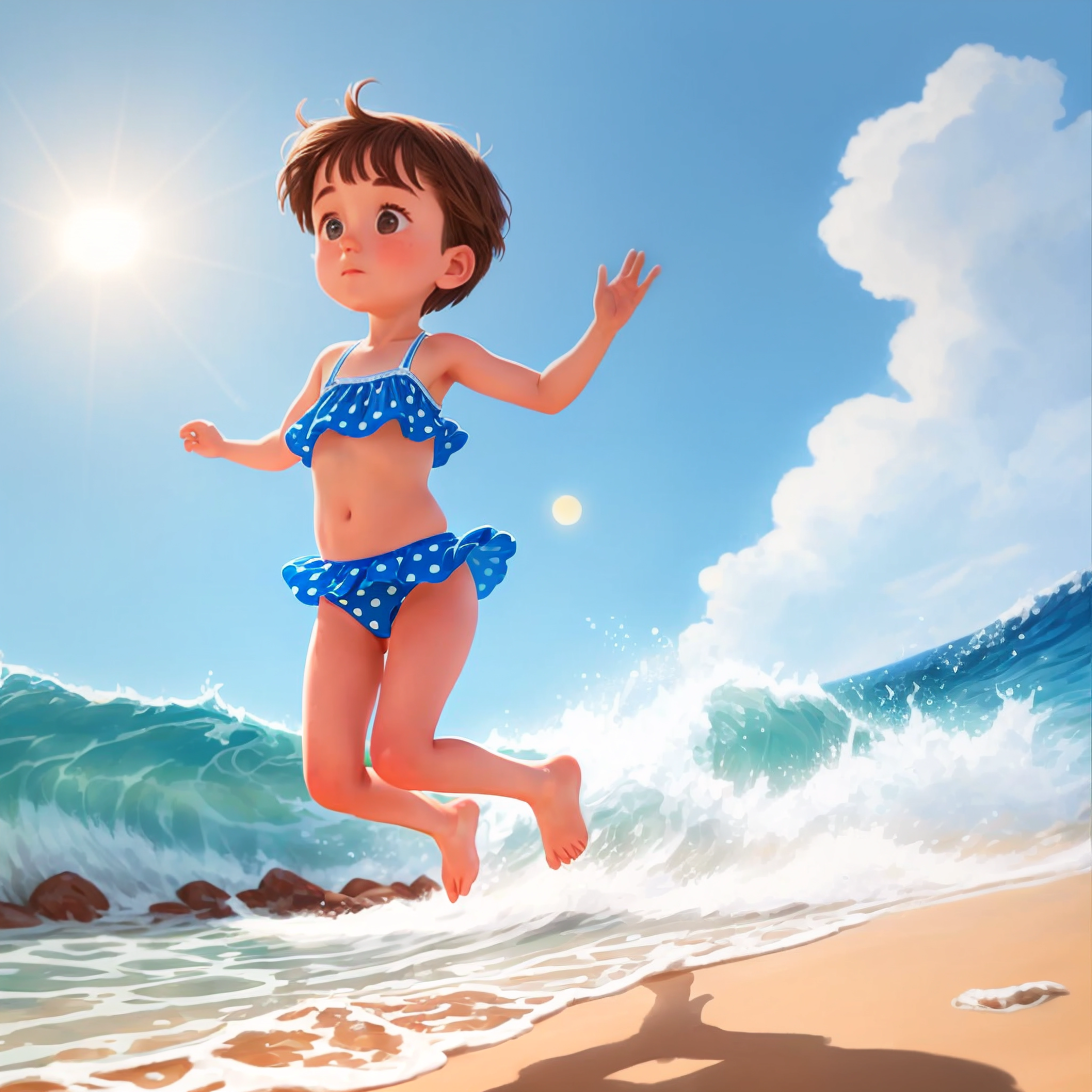 Mermaid in Polka dots