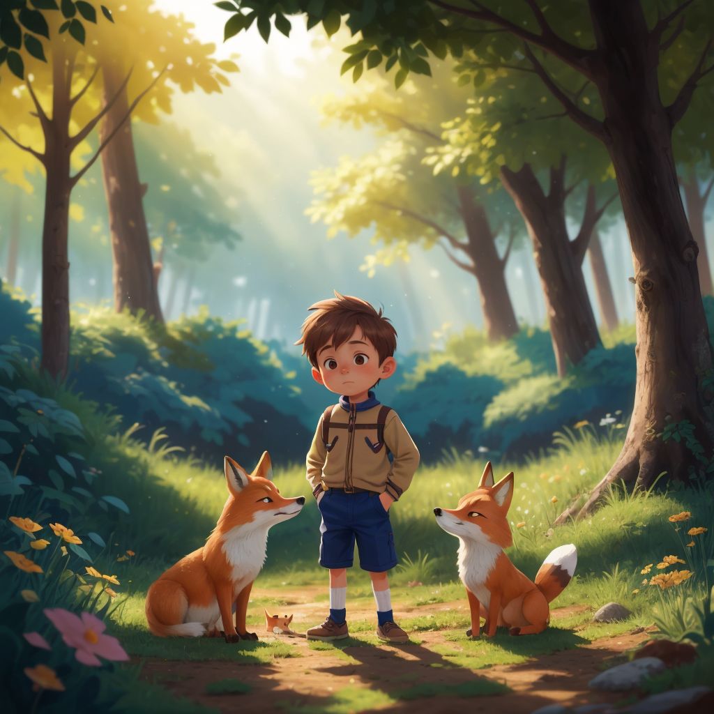 Oliver and the Enchanted Forest: A Tale of Friendship and Magic